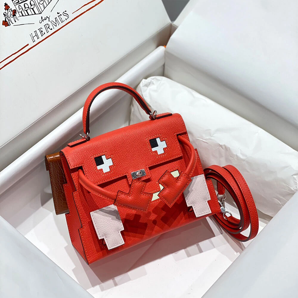 WaterResistant Hermes Kelly Doll Picto(HIGH-END GRADE) 1865