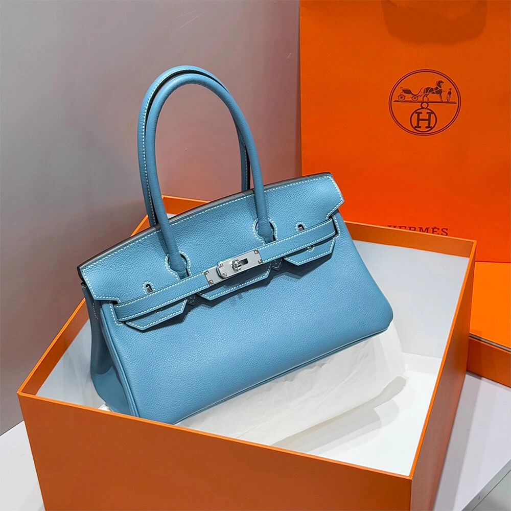 Packable Hermes Shoulder Birkin 29 Evercolor 1718