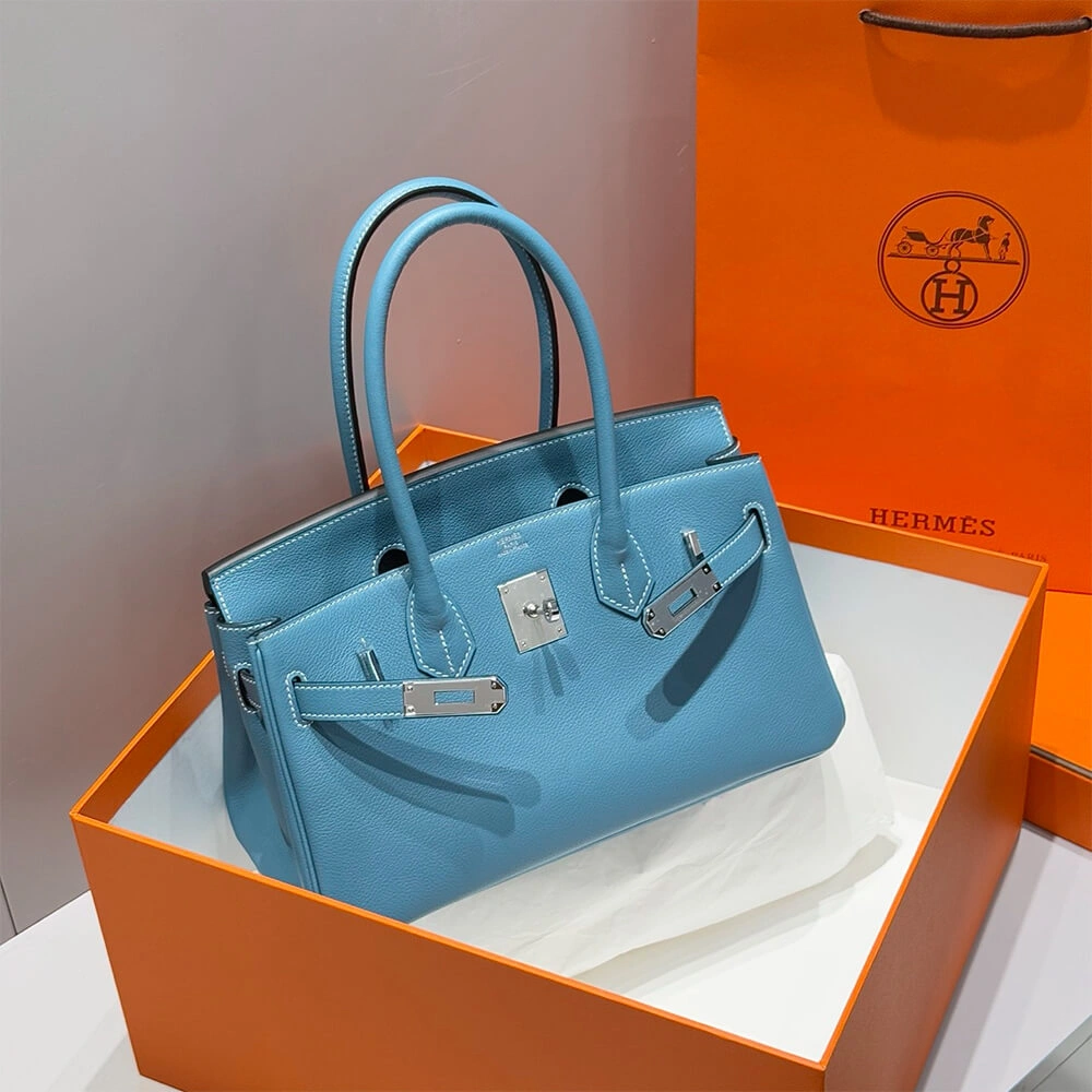 Packable Hermes Shoulder Birkin 29 Evercolor 1718