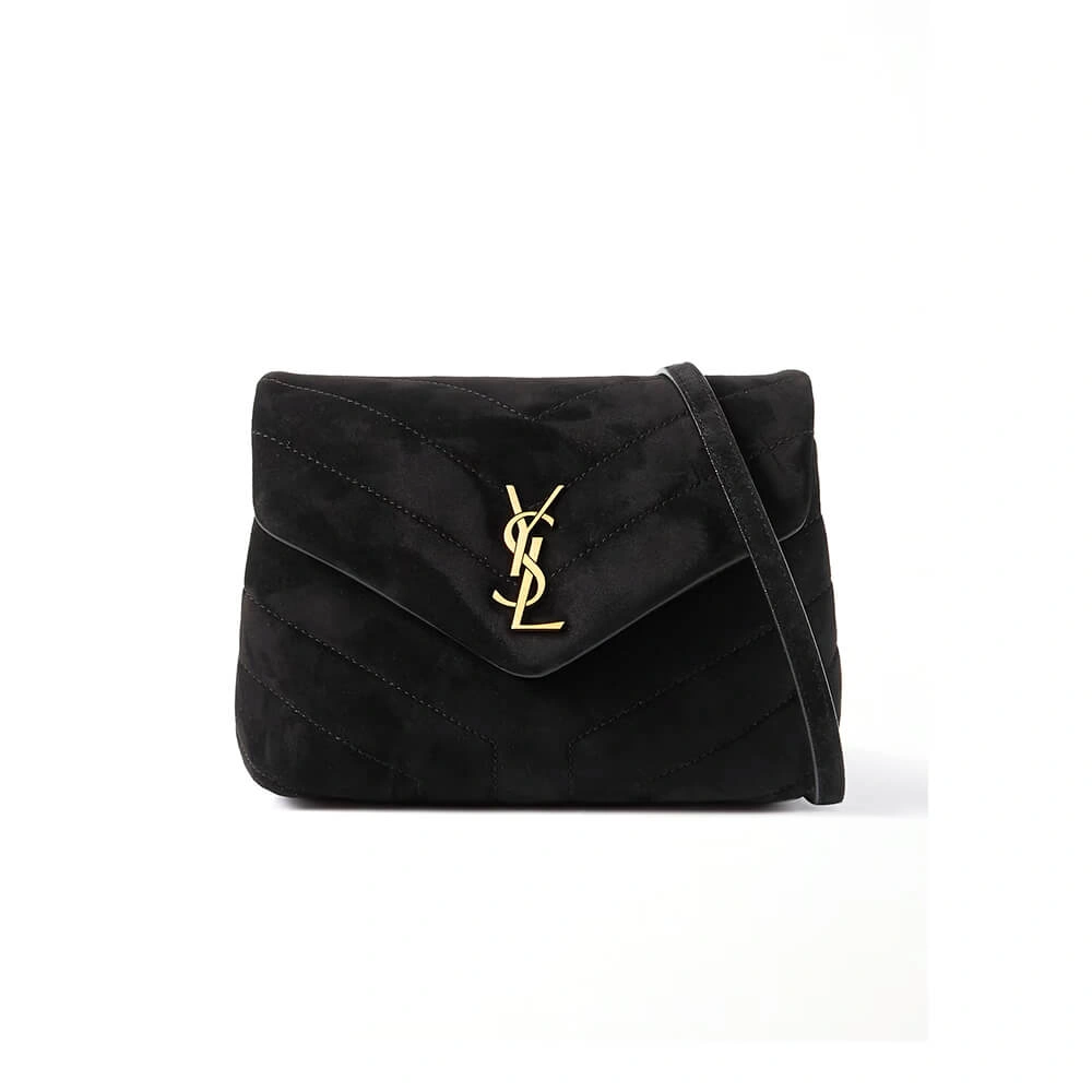LOULOU SMALL CHAIN BAG IN “Y” QUILTED SUEDE Youthful 2884