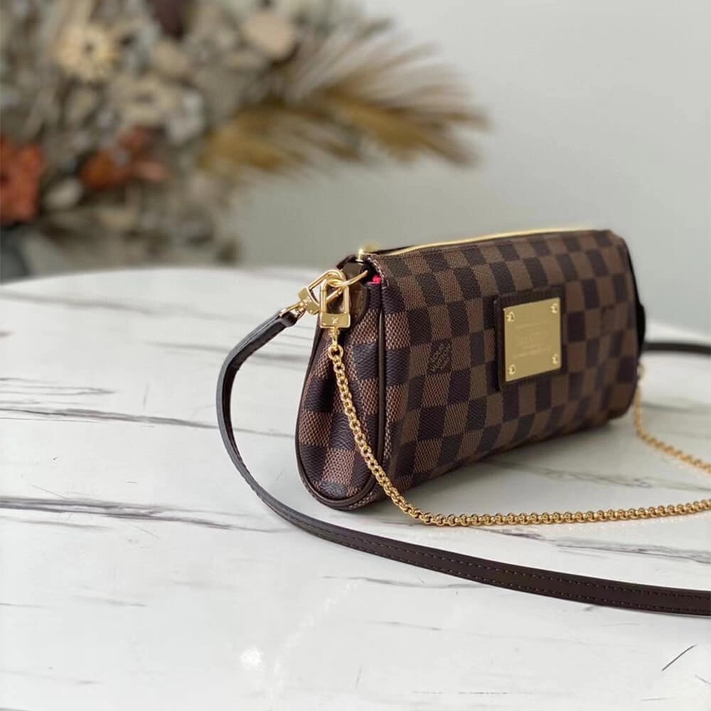 Upgraded LV Eva Clutch Shoulder Bag 2 Way Bag 542