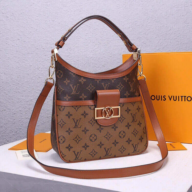 LV Hobo Dauphine PM Handbag Upgraded 849