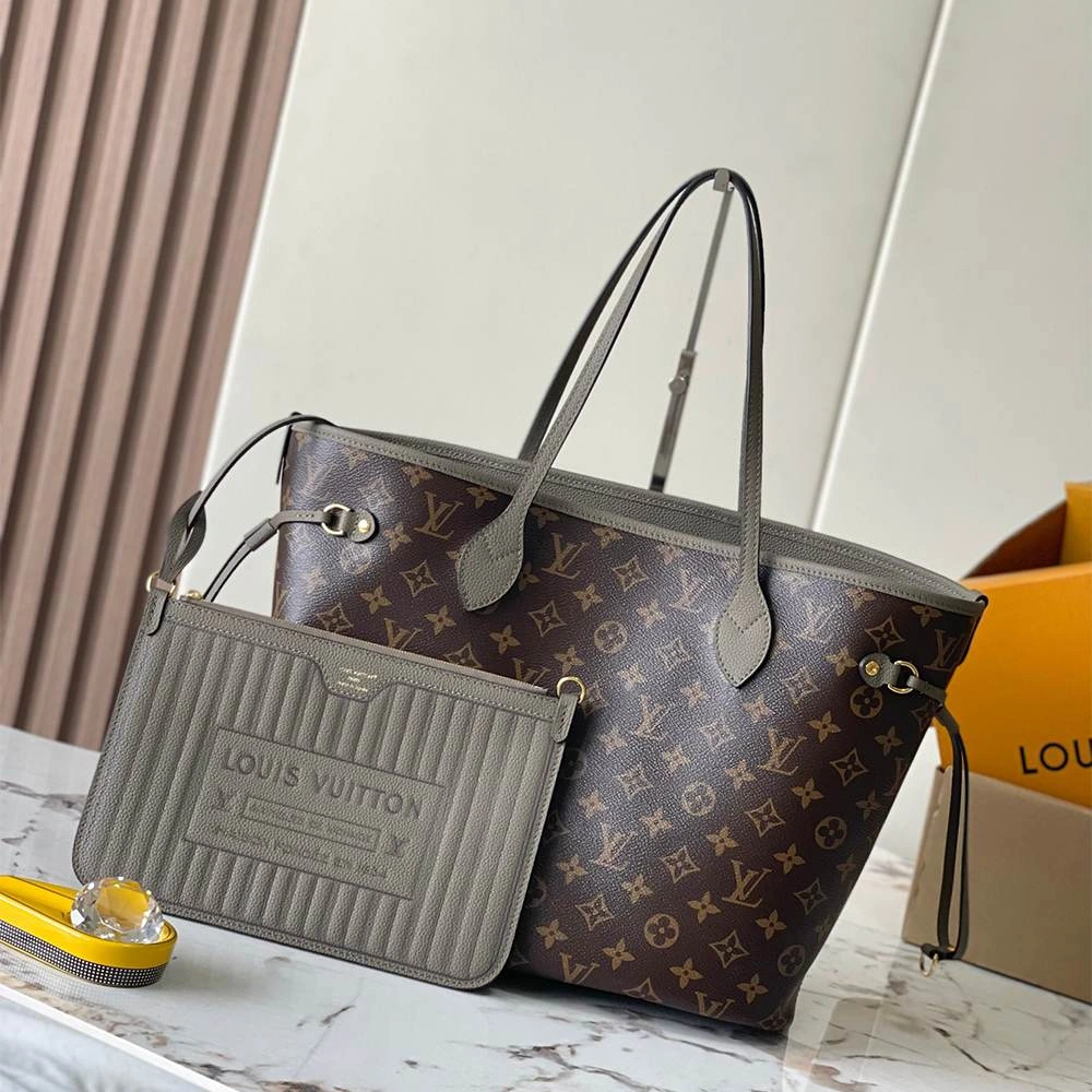 Seasonal LV Neverfull Inside Out MM(HIGH-END GRADE) 21