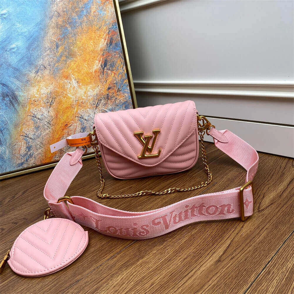 LV New Wave Multi Pochette Handbag Neat 940