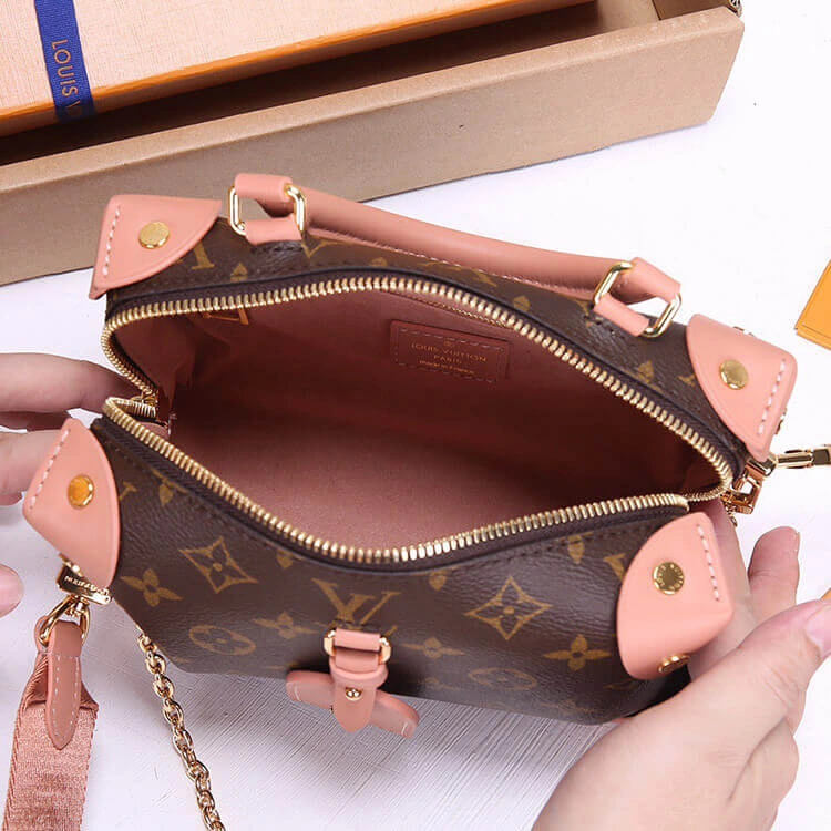 LV Petite Malle Souple Handbag Unisex 908