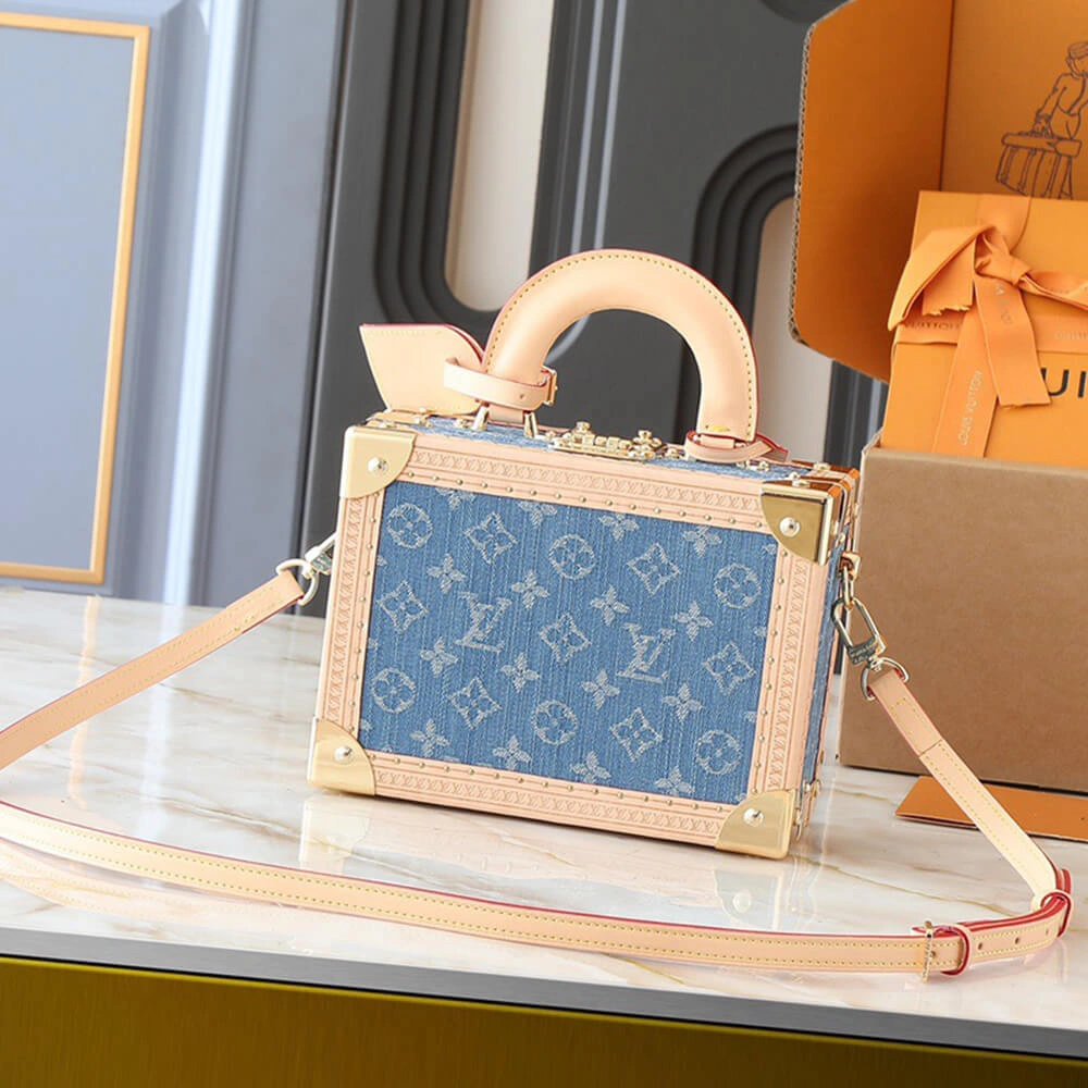 LV Petite Valise Denim Bleu OdorResistant 161