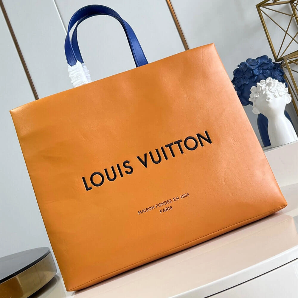Bright LV Shopper Tote MM 141
