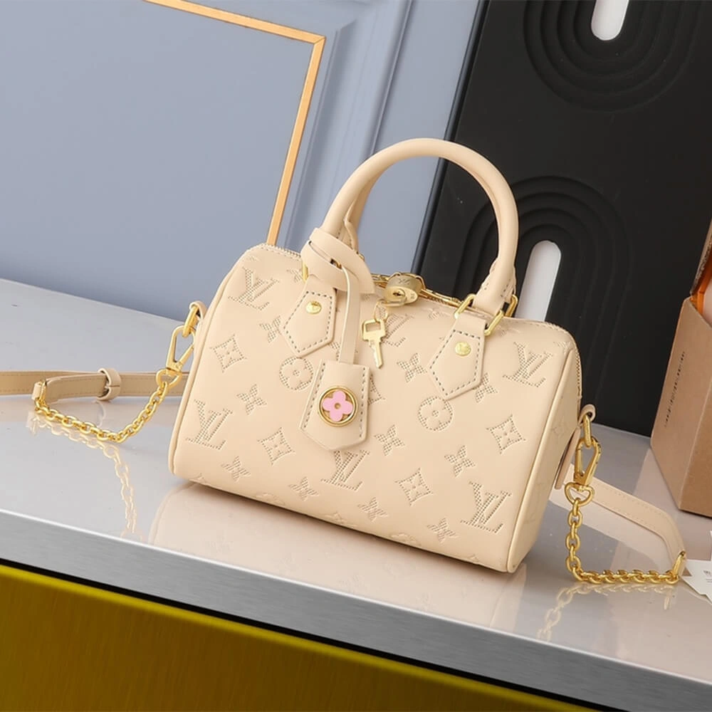 LV Speedy Bandoulière 20(high-end grade) Unisex 478