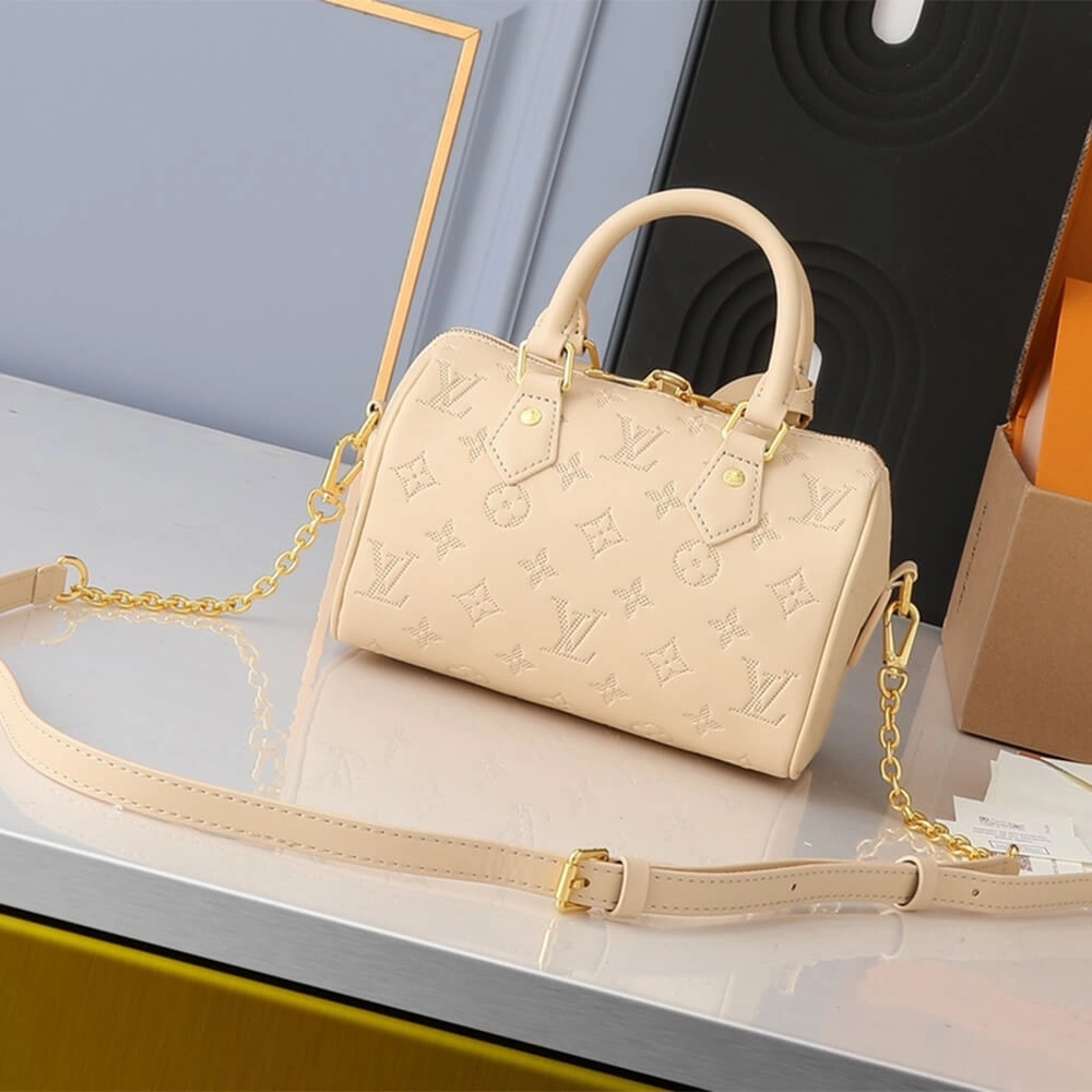 LV Speedy Bandoulière 20(high-end grade) Unisex 478