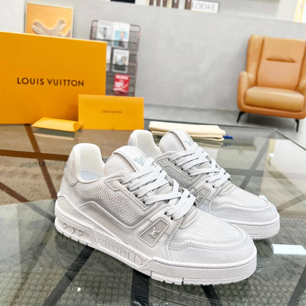 Colorful LV Trainer Sneaker 3183