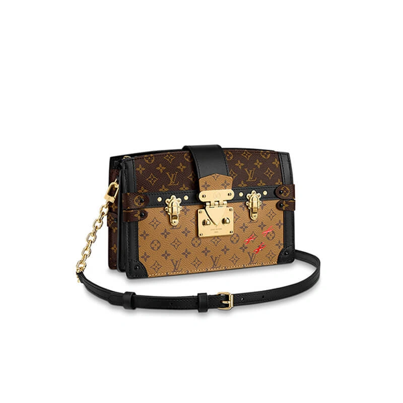 Practical LV Trunk Clutch Handbag 810