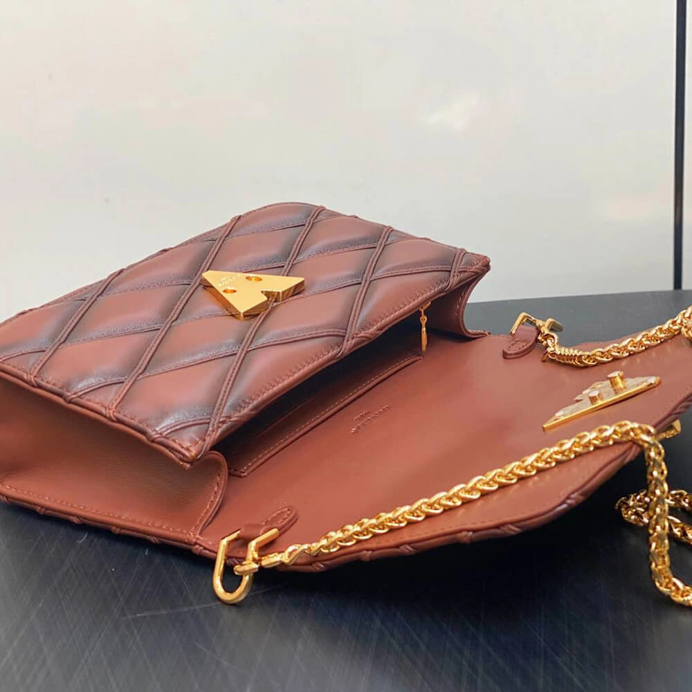 WrinkleFree LV Wallet On Chain GO-14(HIGH-END GRADE) 482