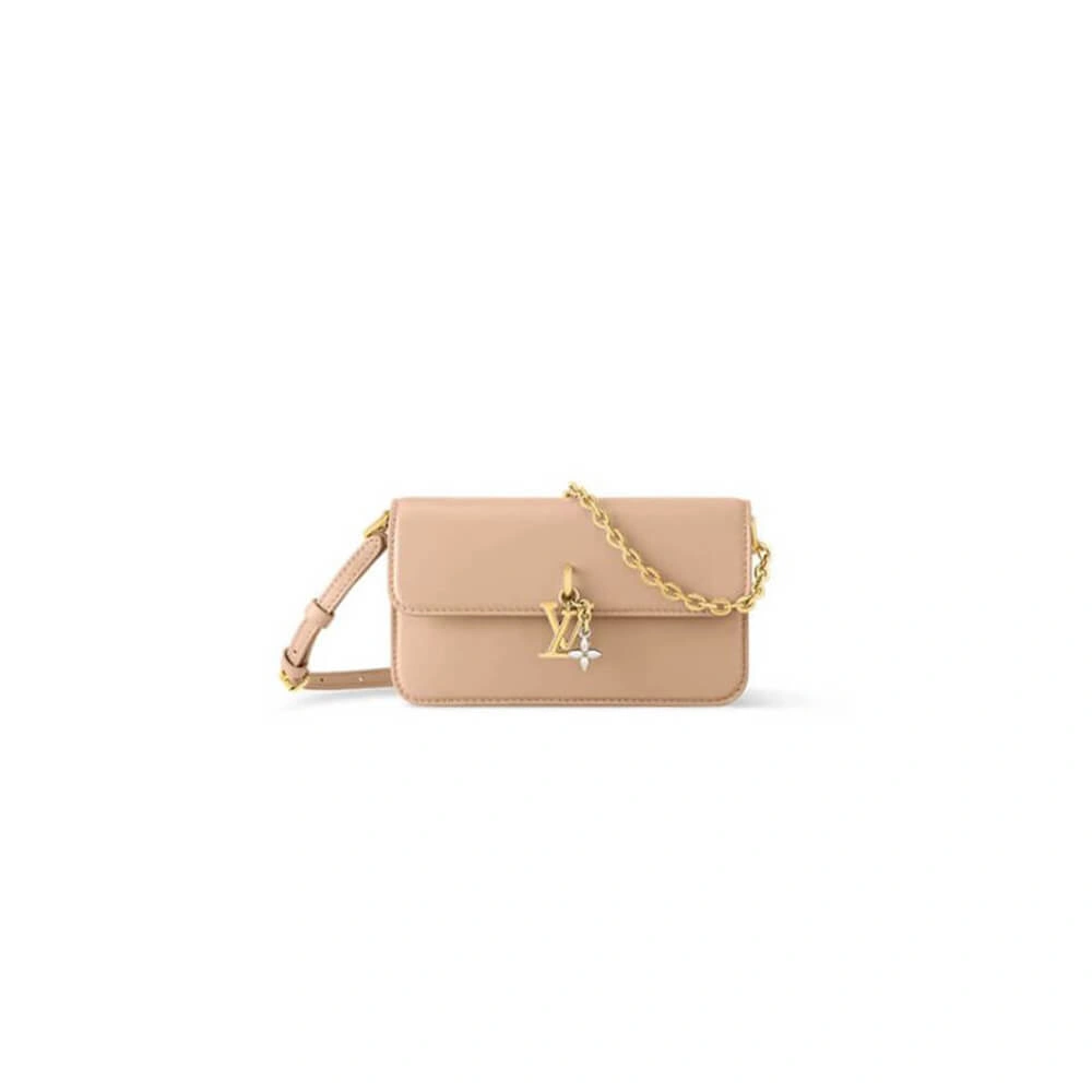 Minimalist LV Wallet On Chain LV Bloom 303
