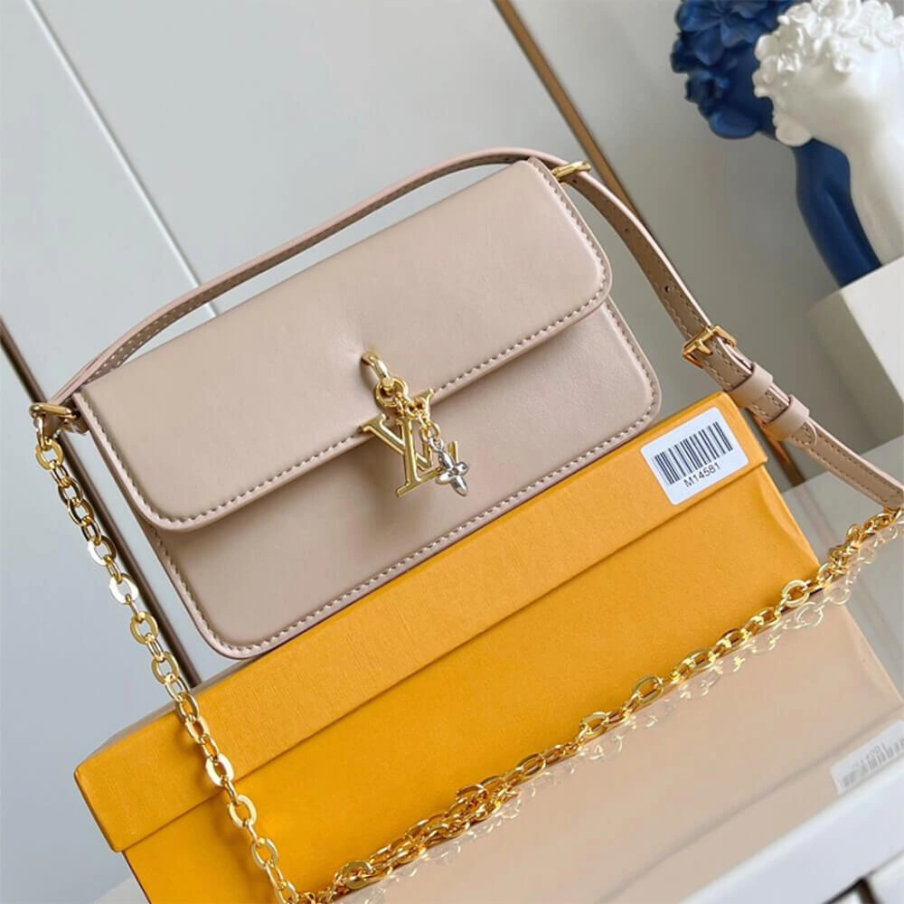 Minimalist LV Wallet On Chain LV Bloom 303