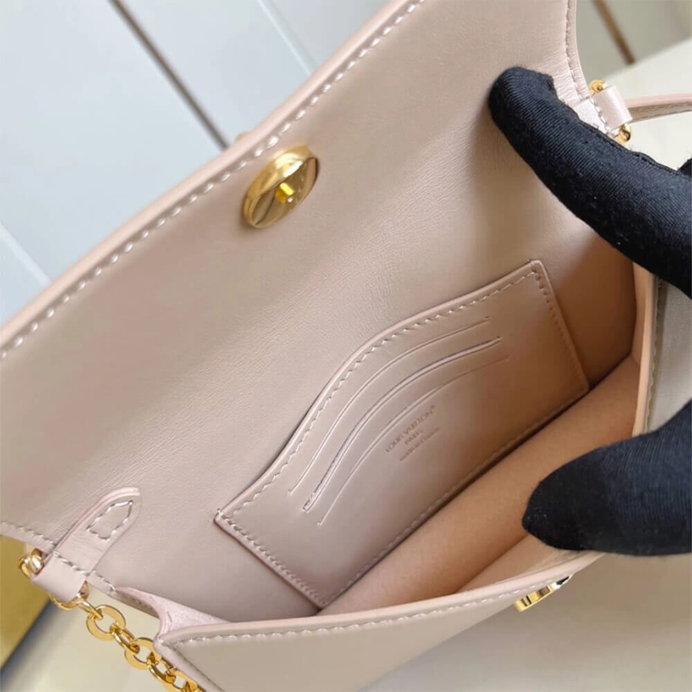 Minimalist LV Wallet On Chain LV Bloom 303