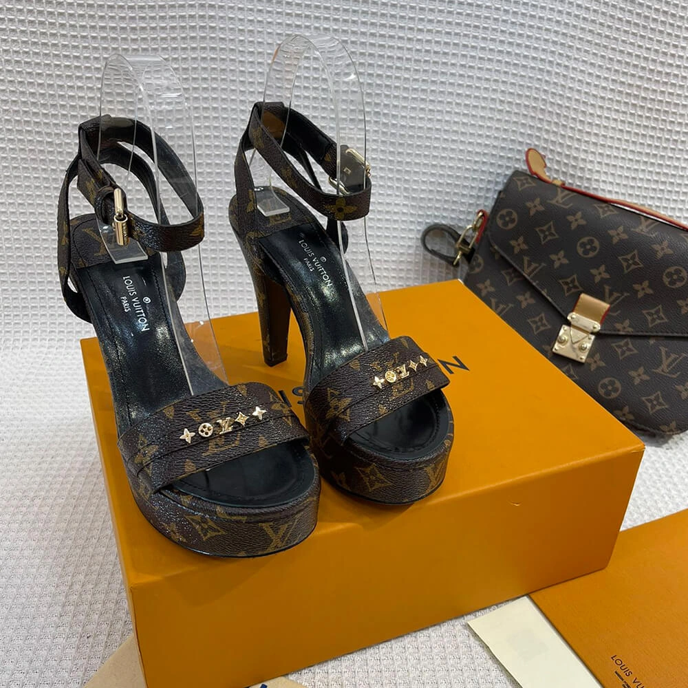 Elegant LV high heel sandals 3252