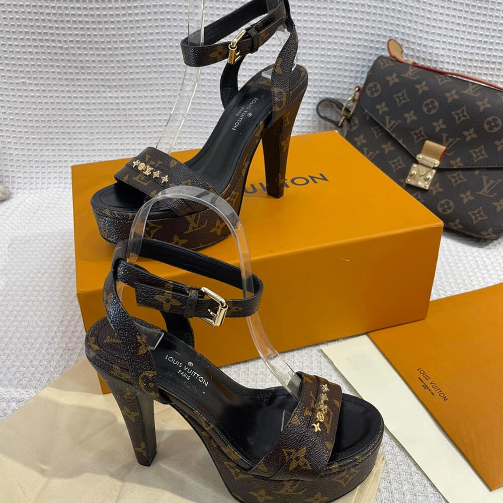 Elegant LV high heel sandals 3252