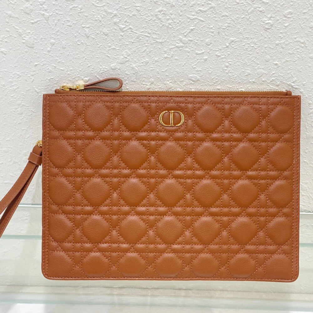 Large Dior Caro Daily Pouch(HIGH-END GRADE) Minimalist 2350