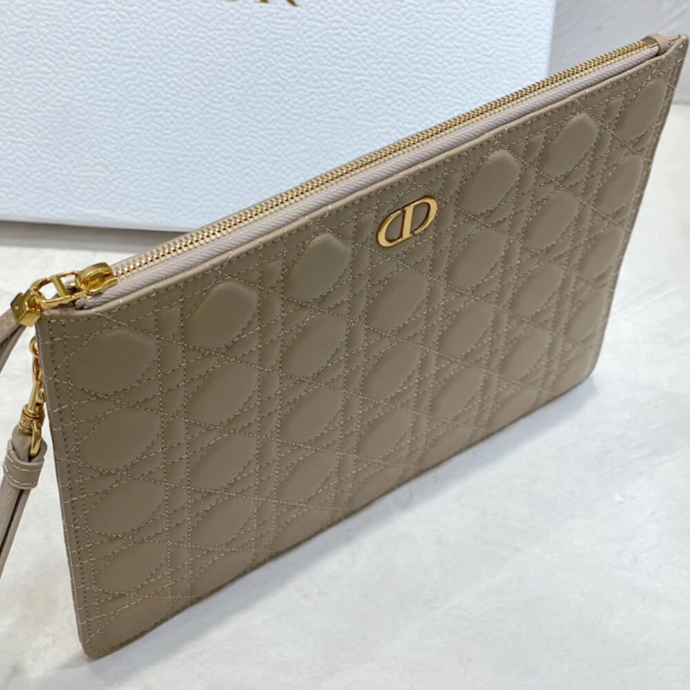 Large Dior Caro Daily Pouch(HIGH-END GRADE) Casual 2372
