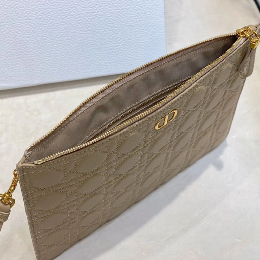 Large Dior Caro Daily Pouch(HIGH-END GRADE) Casual 2372