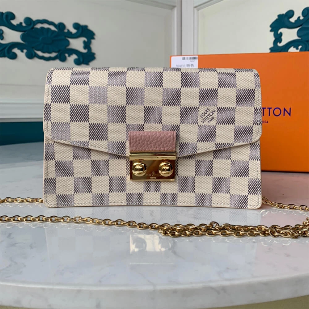 Louis Vuitton CROISETTE CHAIN WALLET Breathable 598