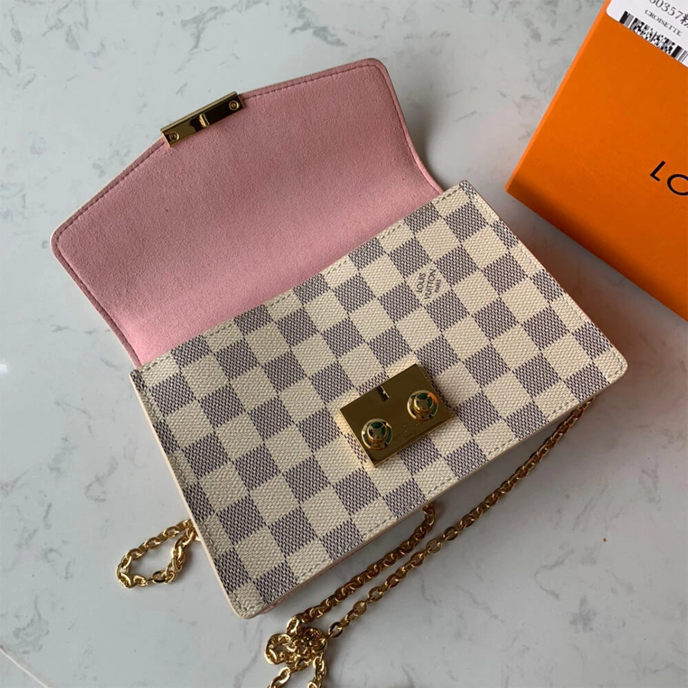 Louis Vuitton CROISETTE CHAIN WALLET Breathable 598