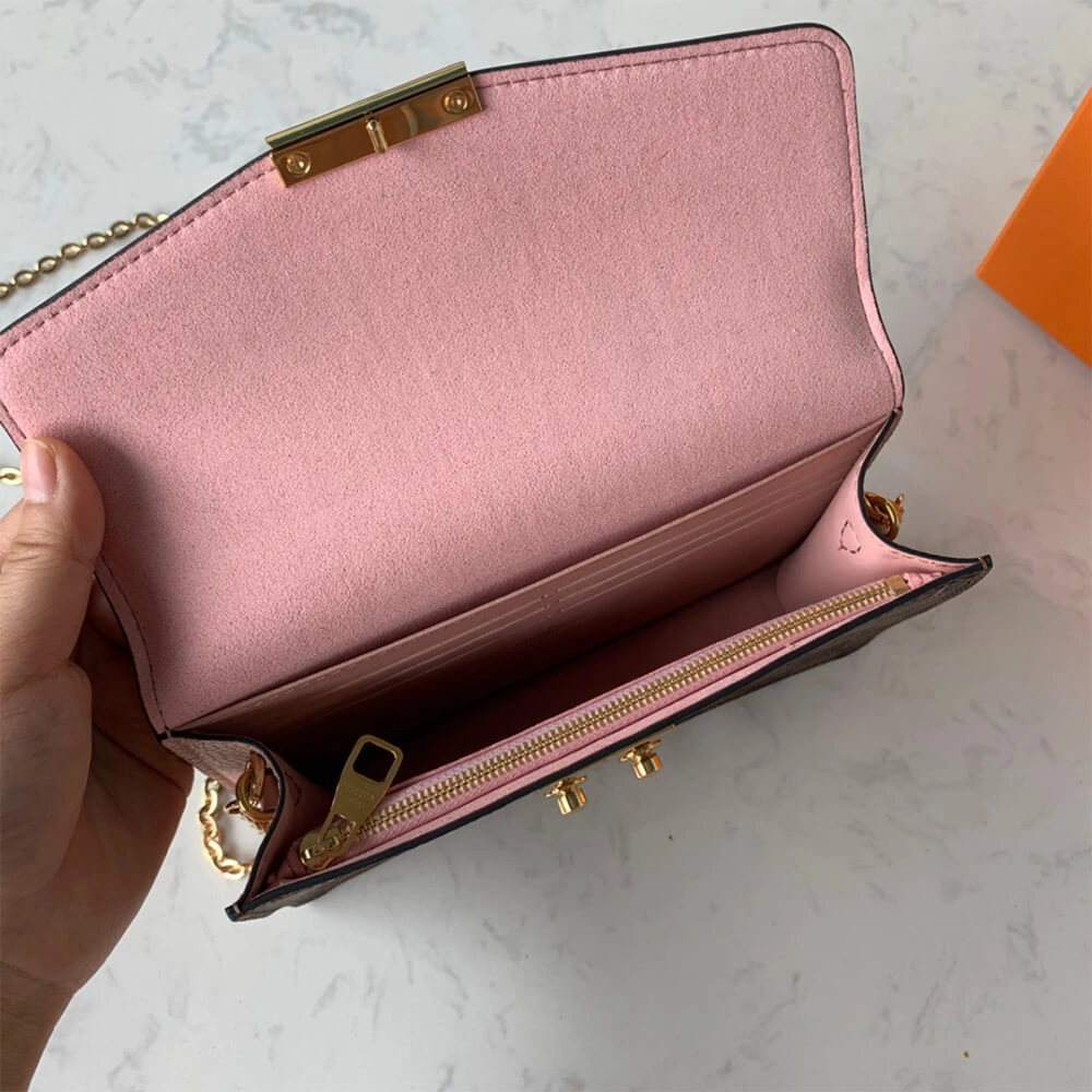 SunProtective Louis Vuitton CROISETTE CHAIN WALLET 588