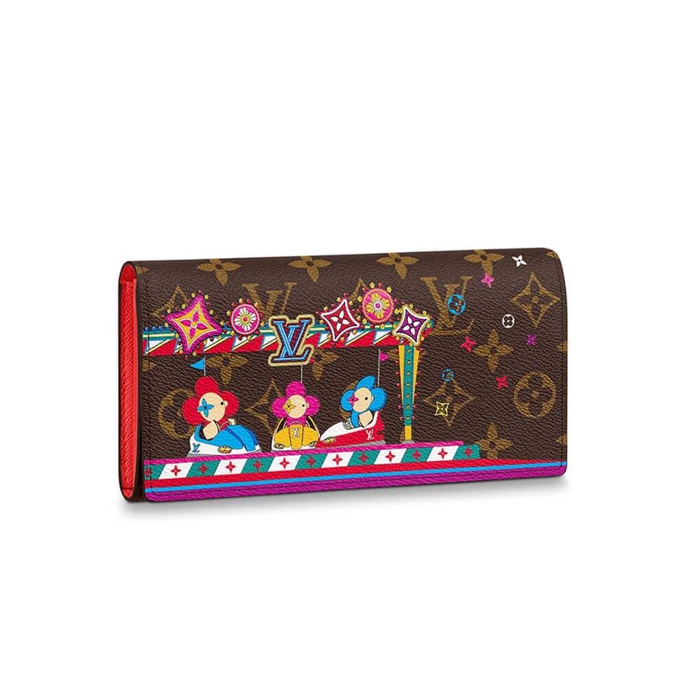 Vibrant Louis Vuitton Sarah Wallet 720