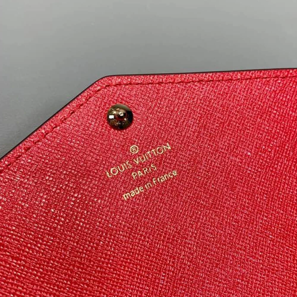 SmoothTexture Louis Vuitton Sarah Wallet 711