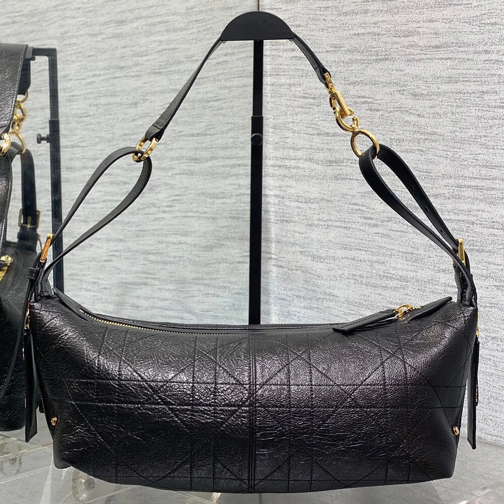 Minimalist Medium D-Journey Bag in Shiny Goatskin(HIGH-END GRADE) 2205