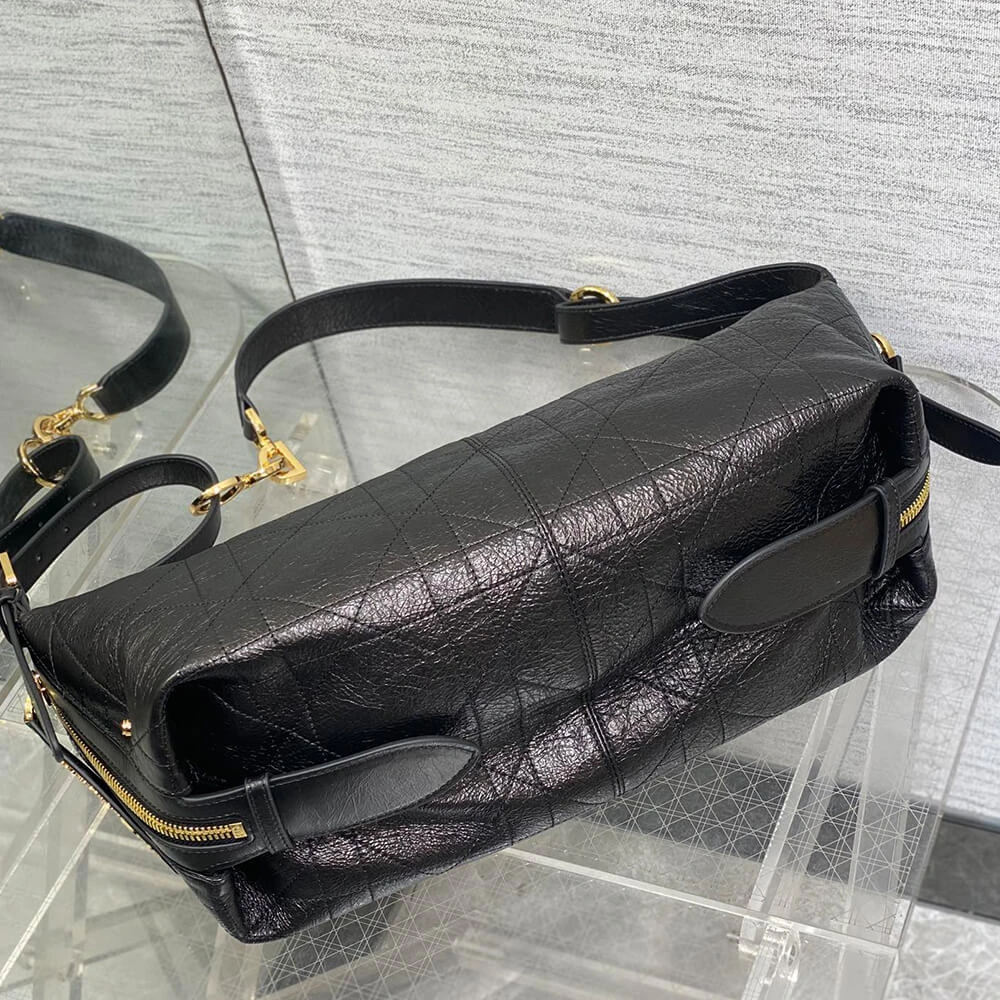 Minimalist Medium D-Journey Bag in Shiny Goatskin(HIGH-END GRADE) 2205