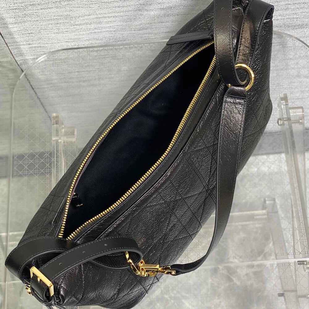 Minimalist Medium D-Journey Bag in Shiny Goatskin(HIGH-END GRADE) 2205