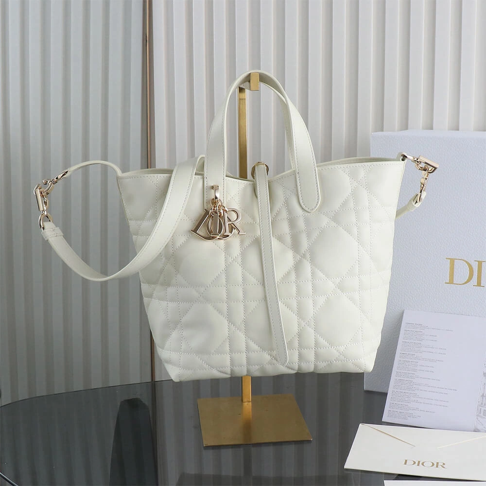 Medium Dior Toujours Vertical Tote Bag(high-end grade) NewStyle 2377