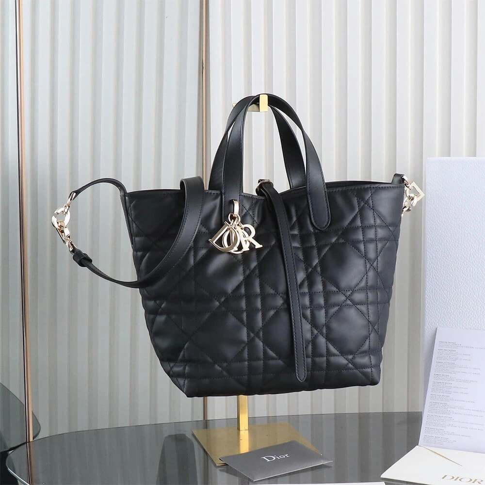 Medium Dior Toujours Vertical Tote Bag(high-end grade) Practical 2386