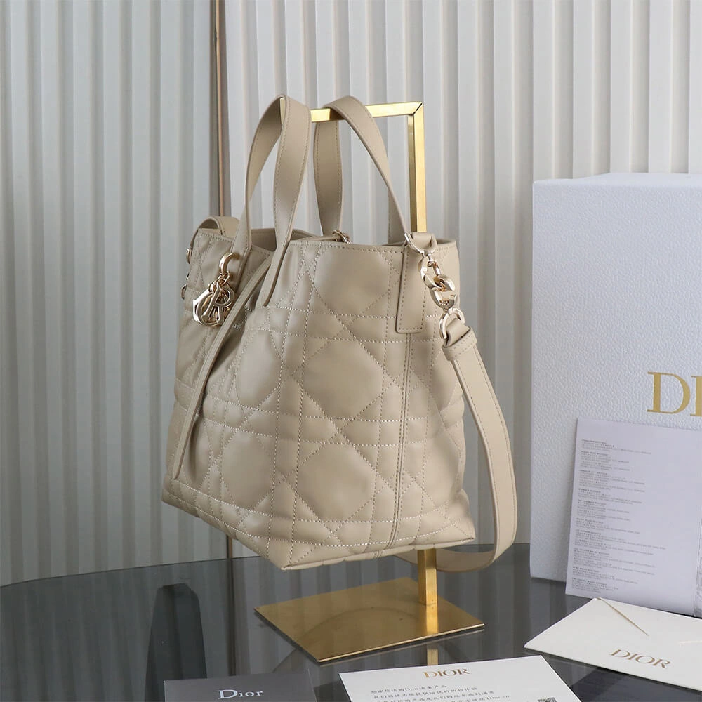 Medium Dior Toujours Vertical Tote Bag(high-end grade) Comfortable 2376