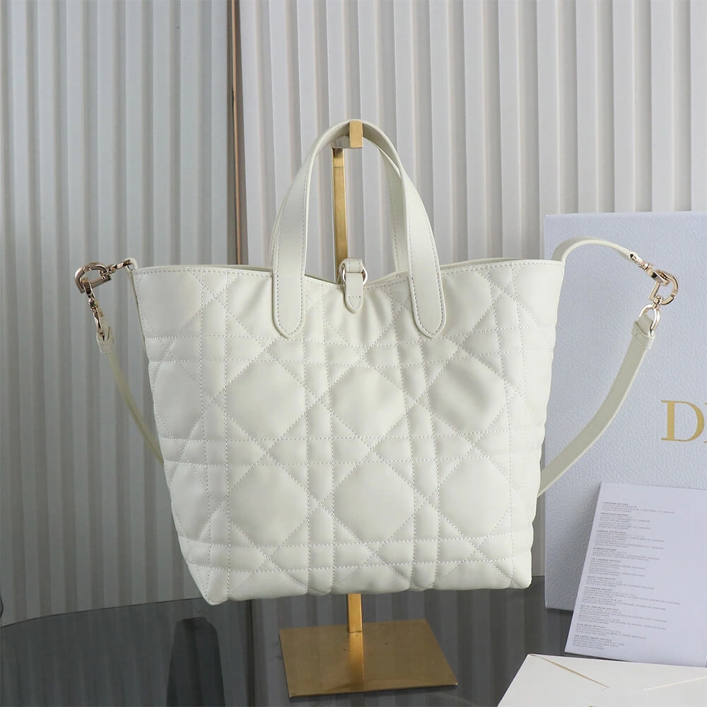 Medium Dior Toujours Vertical Tote Bag(high-end grade) NewStyle 2377