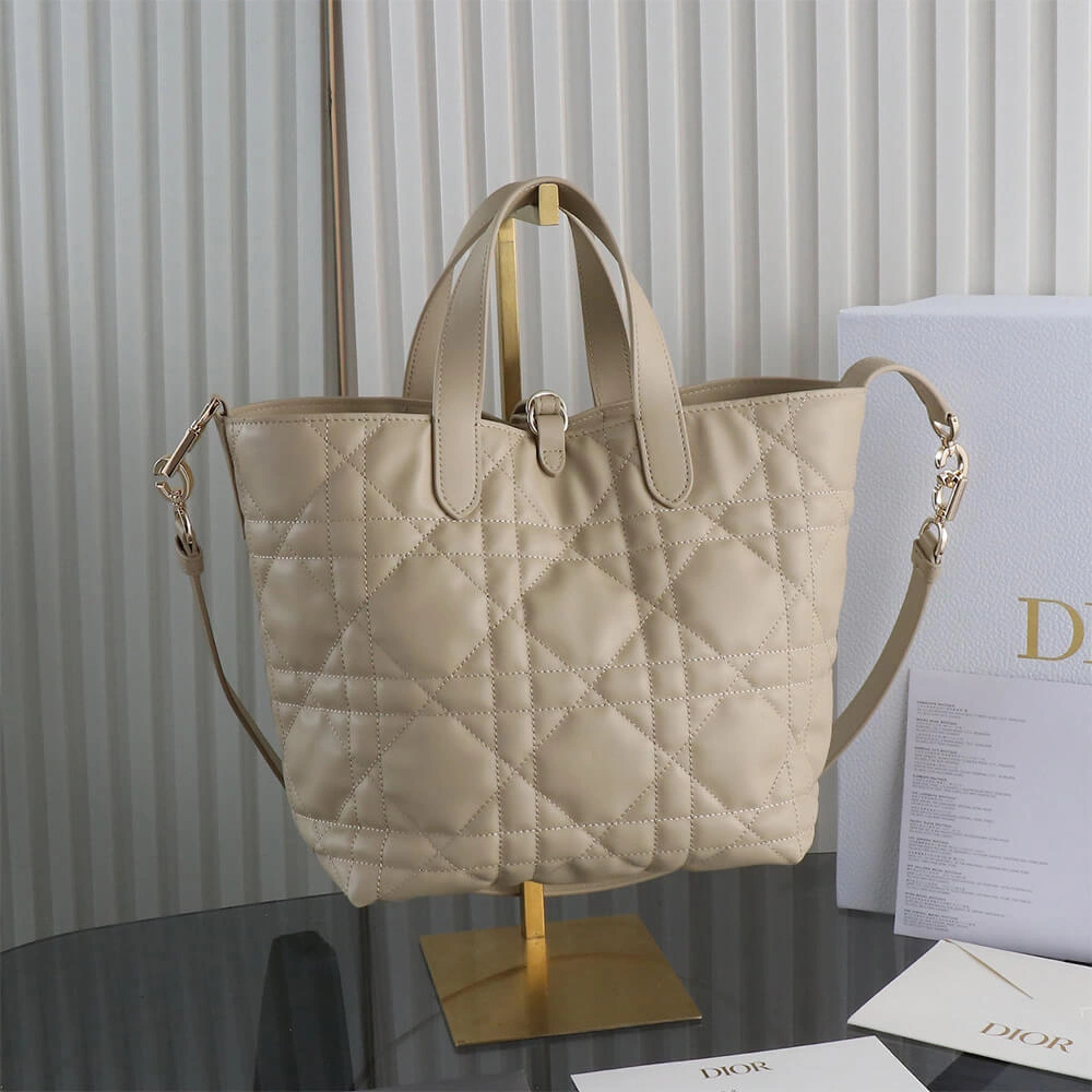 Medium Dior Toujours Vertical Tote Bag(high-end grade) Comfortable 2376