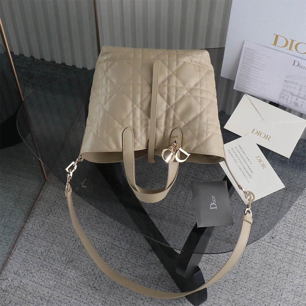Medium Dior Toujours Vertical Tote Bag(high-end grade) Comfortable 2376