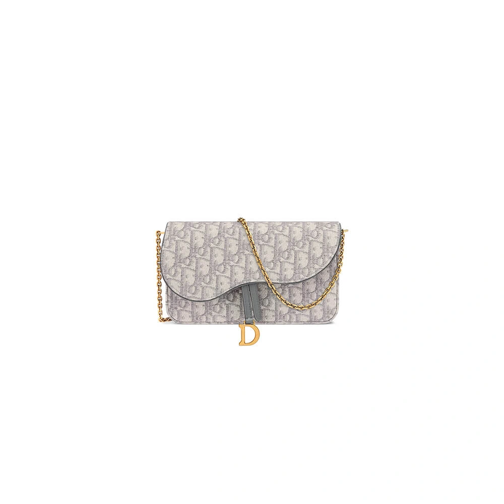 Medium Saddle Pouch with Chain Fashionable 2104