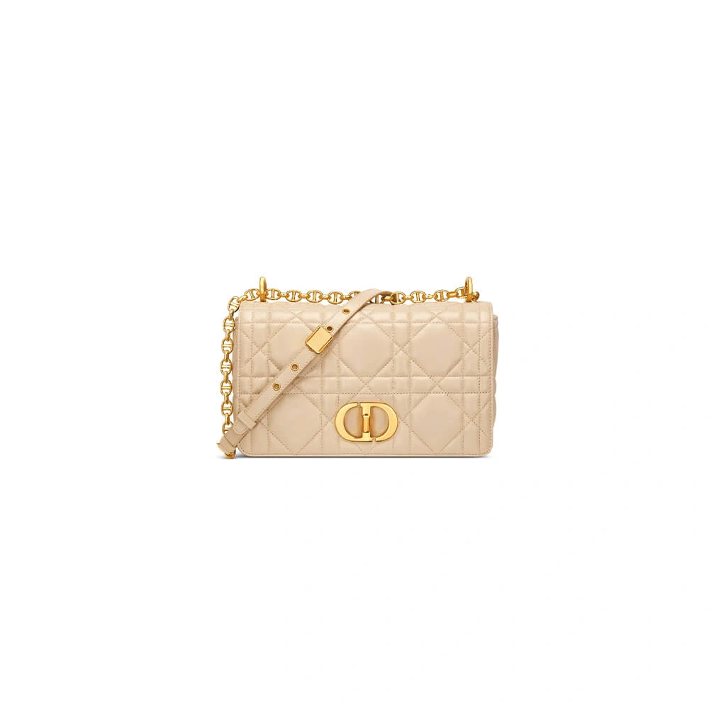 Medium  Dior Caro Bag((HIGH-END GRADE)) Comfortable 2143