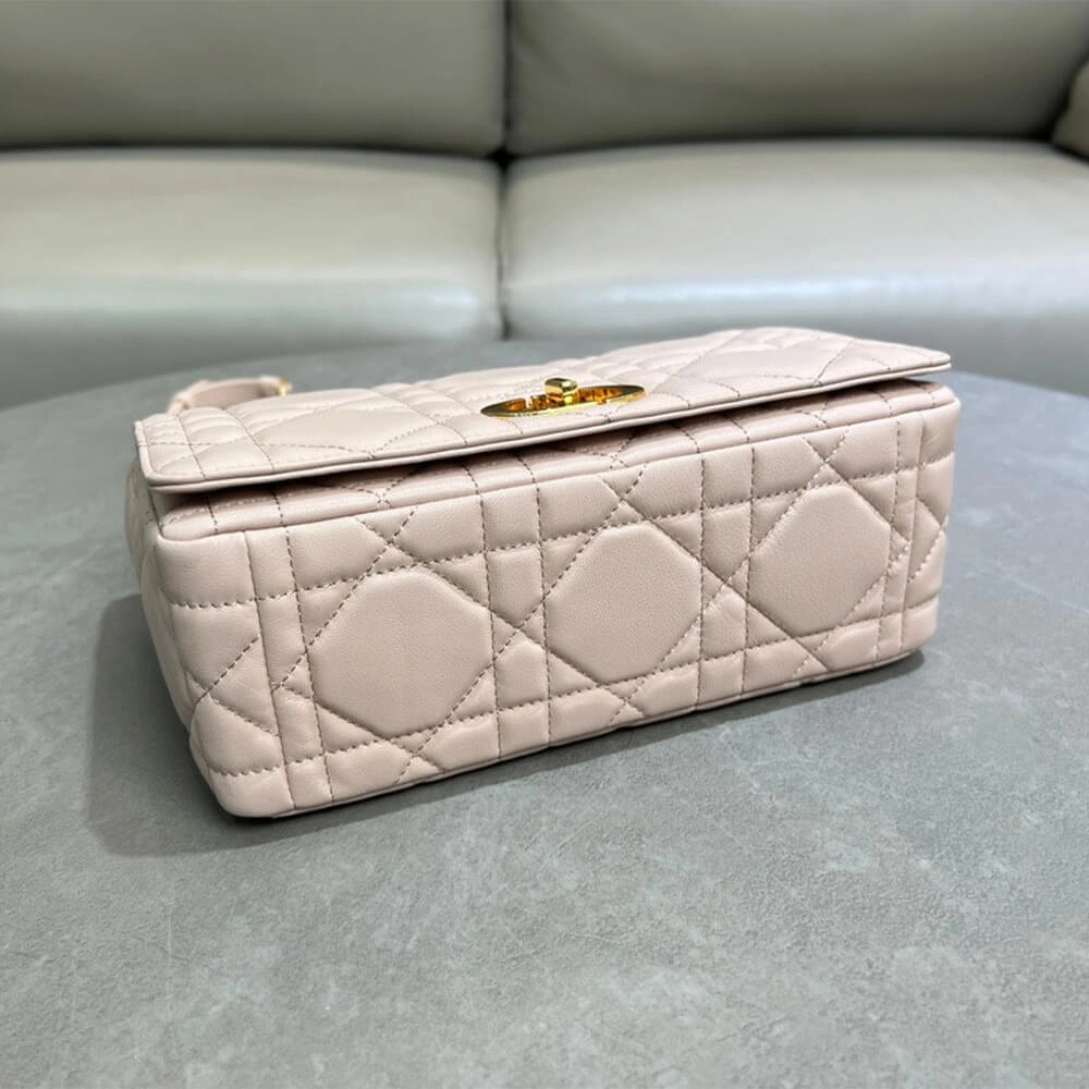 Medium  Dior Caro Bag((HIGH-END GRADE)) Comfortable 2143