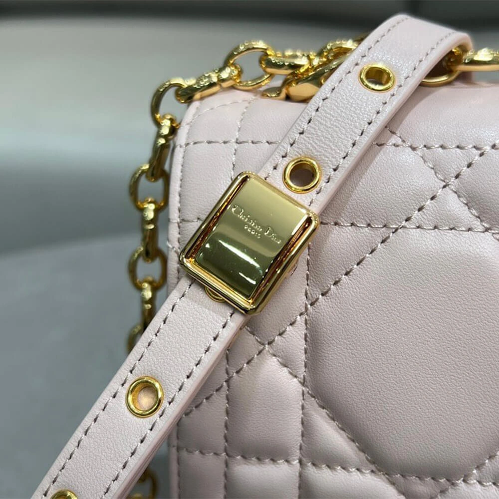 Medium  Dior Caro Bag((HIGH-END GRADE)) Comfortable 2143
