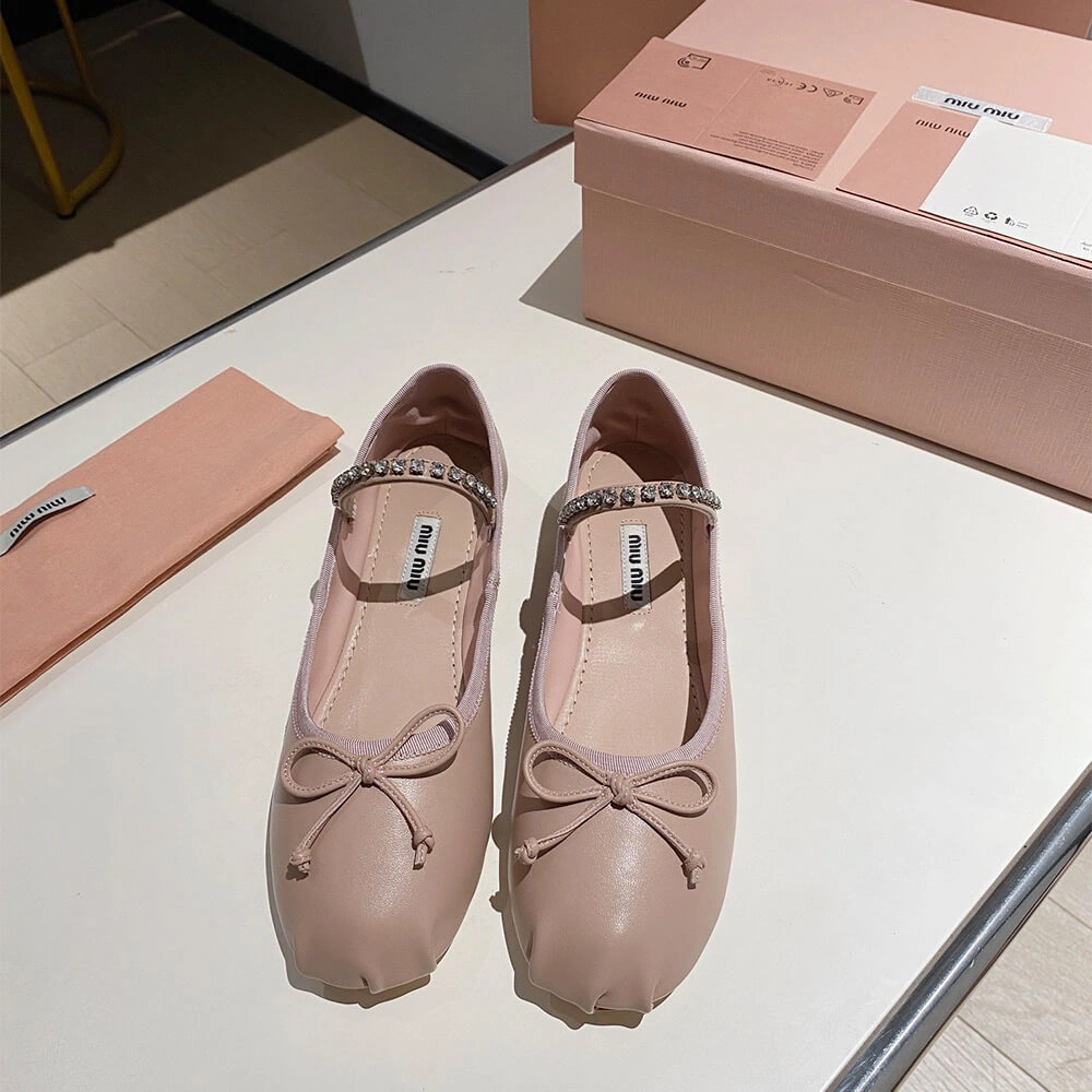 MiuMiu Leather ballerinas Classic 3443