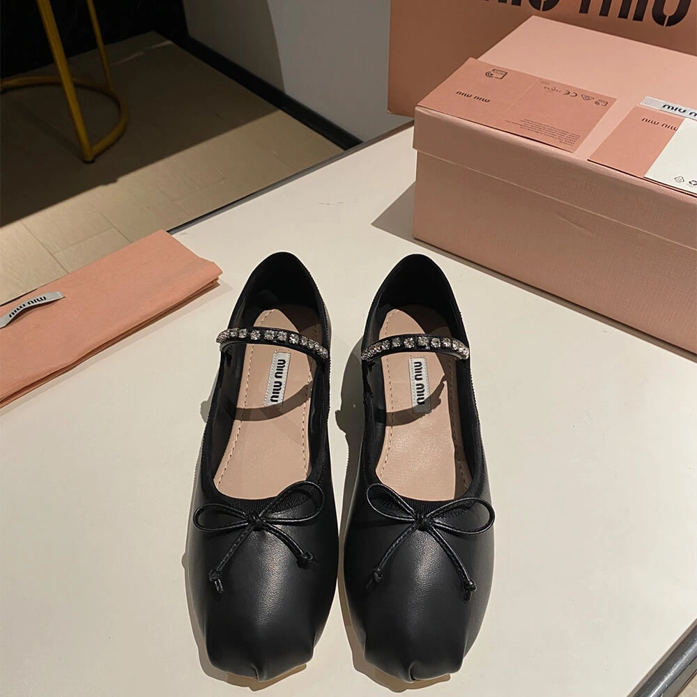SmartChoice MiuMiu Leather ballerinas 3434