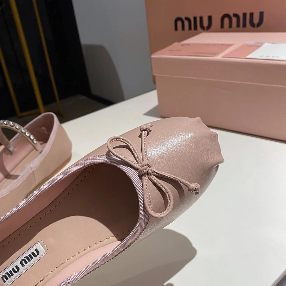 MiuMiu Leather ballerinas Classic 3443
