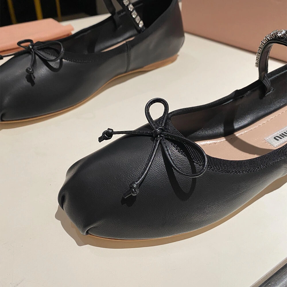 SmartChoice MiuMiu Leather ballerinas 3434