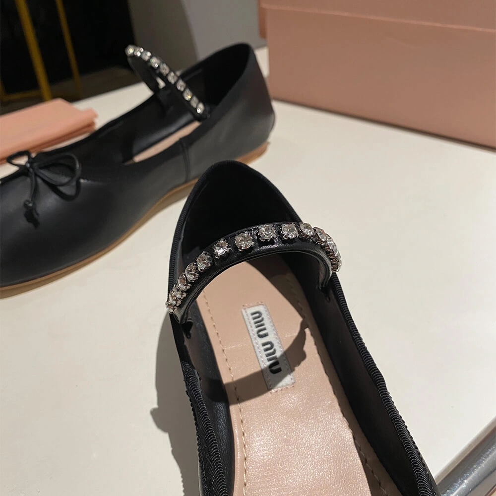 SmartChoice MiuMiu Leather ballerinas 3434