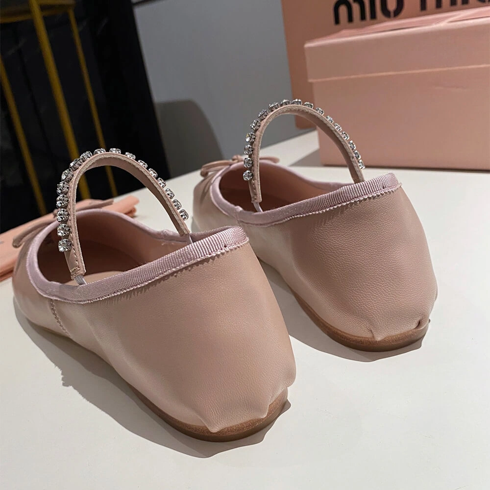 MiuMiu Leather ballerinas Classic 3443