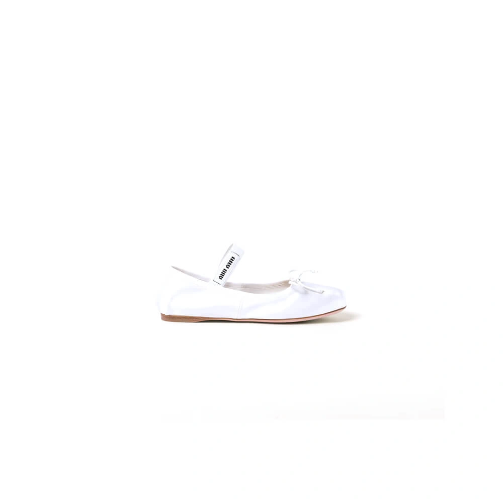 Functional MiuMiu Satin ballerinas 3441
