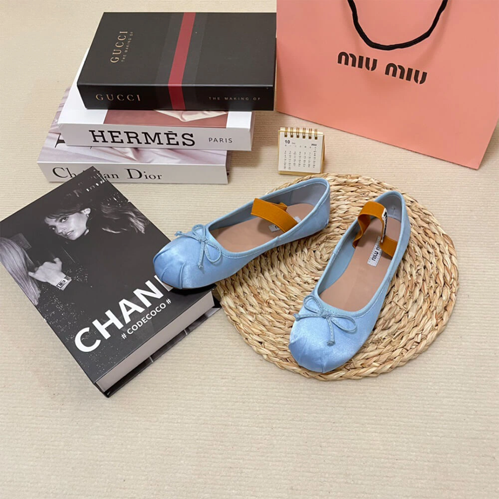 MiuMiu Satin ballerinas SunProtective 3438